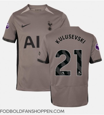 Tottenham Hotspur Dejan Kulusevski #21 Tredjetrøje 2023-24 Kortærmet